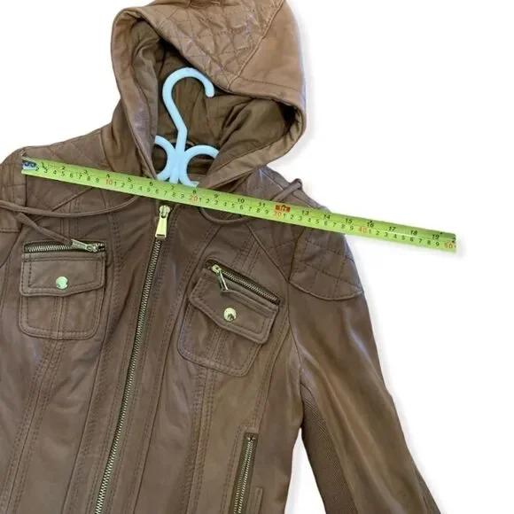 michael Kors Leather Jacket - Picture 12 of 14